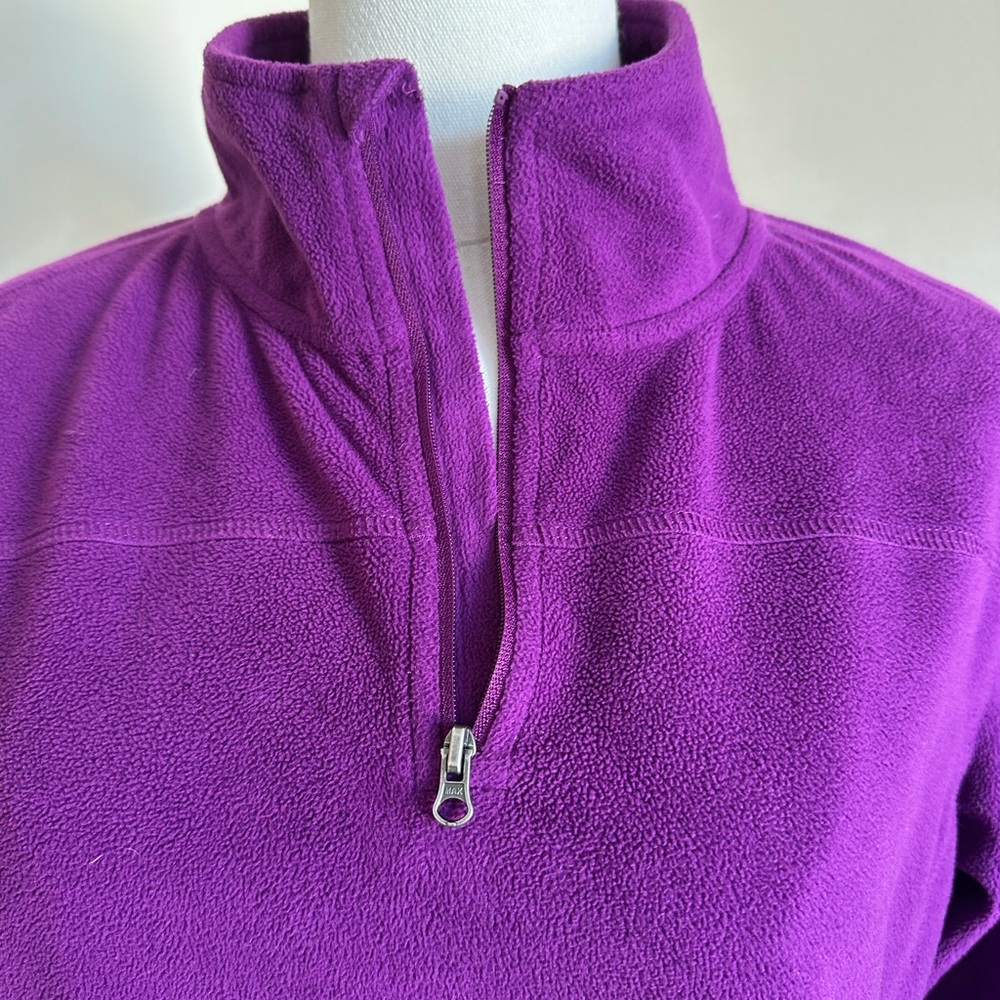 EUC Dark Pink Fleece Pullover - Medium - Picture 5 of 8
